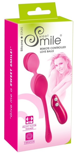 Sweet Smile Loveballs: Vibro-Liebeskugeln mit Fernbedienung, rot/rosa - vergleichen und günstig kaufen Sweet Smile Loveballs: Vibro-Liebeskugeln mit Fernbedienung, rot/rosa - vergleichen und günstig kaufen